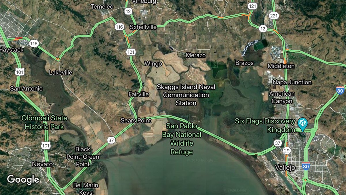 The North Bay RR lines through Novato and Schellville that lead to Napa Junction don’t get a lot of traffic, and run either on old levee tops/buried pilings or right through the estuarine-terrestrial transition zone.