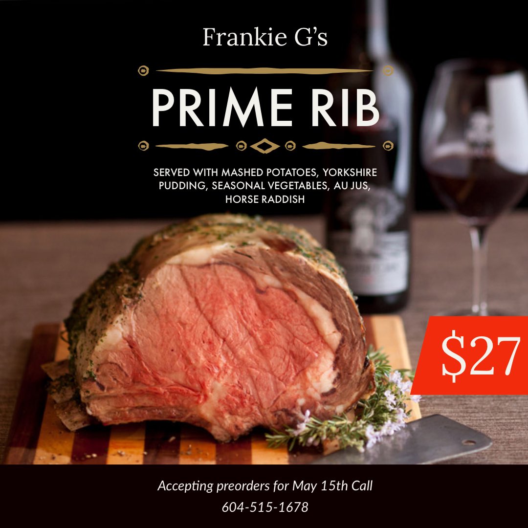 Back by popular demand, call in for your preorders for this Friday 604-515-1678