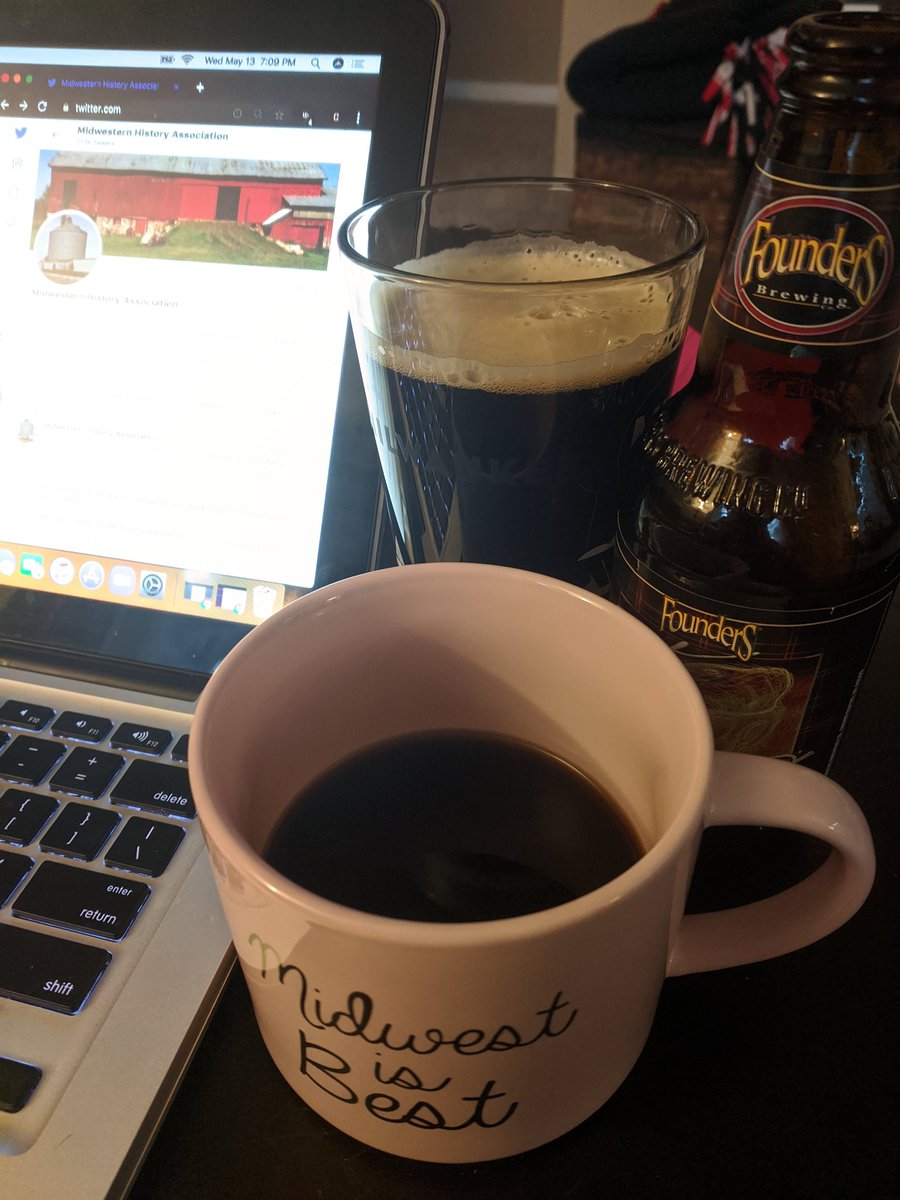 MwHWG's tweet photo. And, though we can't enjoy the famous MHA post-conference conversations in person at one of Grand Rapids' fine establishments, we hope you'll raise a glass (or tasteful mug) to all those studying #Midwest history!
We can't wait to see you next year!
#VirtualMHA2020 https://t.co/zc0YeP5938
