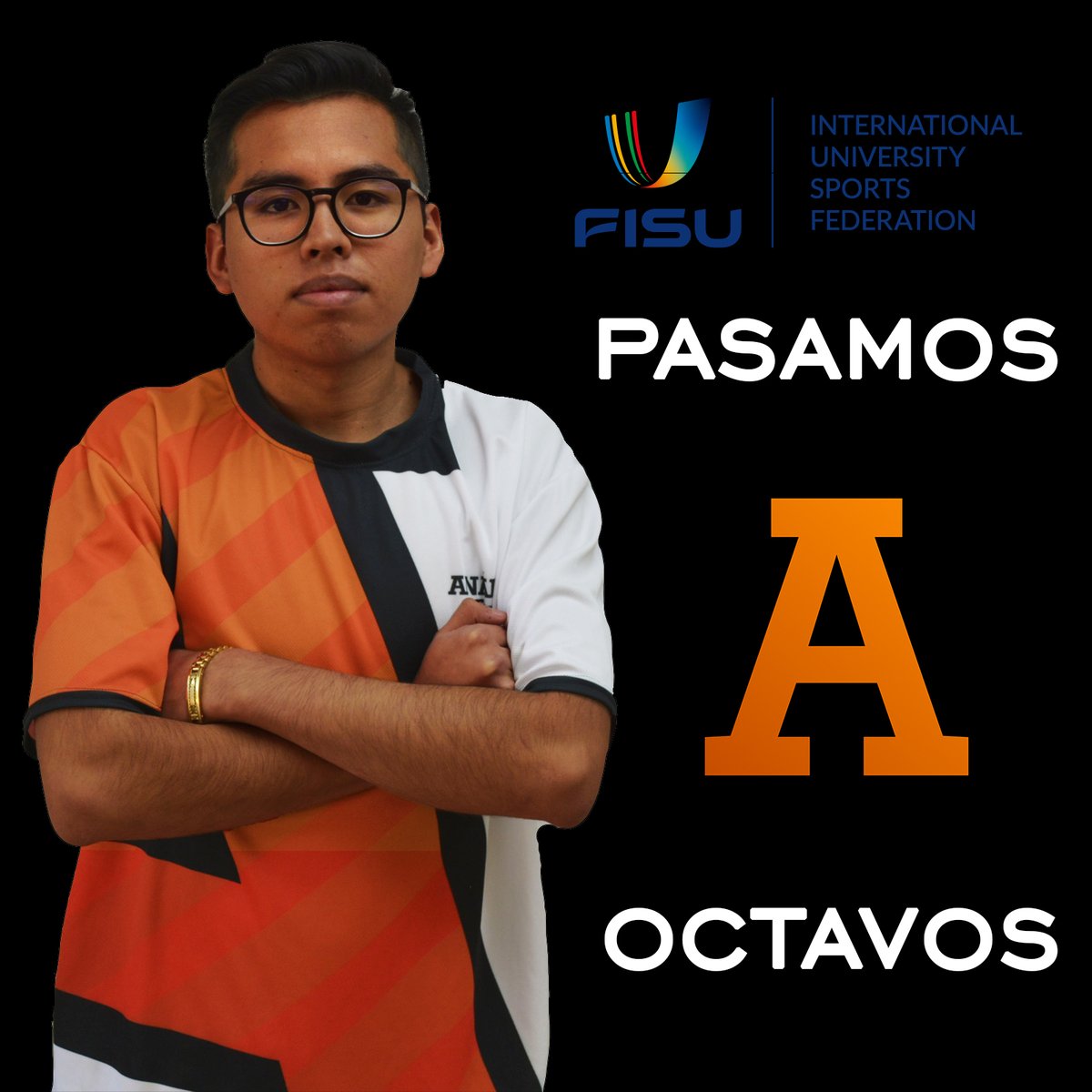 AnahuacE's tweet photo. ¡Logramos clasificarnos a octavos de final en el torneo FISU en donde participan los mejores jugadores universitarios de FIFA de latinoamerica!

¡Vamos @uziels1903 ! #GoAnáhuac https://t.co/8bzVauzBy1