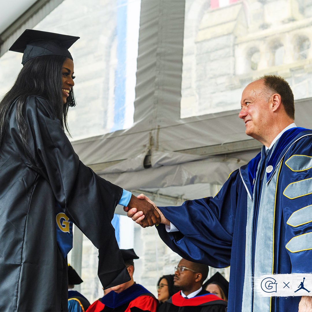GeorgetownWBB's tweet photo. Why Georgetown? Not only do you get to compete in the Big East, but you also have the opportunity to graduate with a top-25 degree too! ππ
β’
#HoyaSaxa #WeAreOne #WhyGeorgetownWednesday https://t.co/W4QwArvHcx