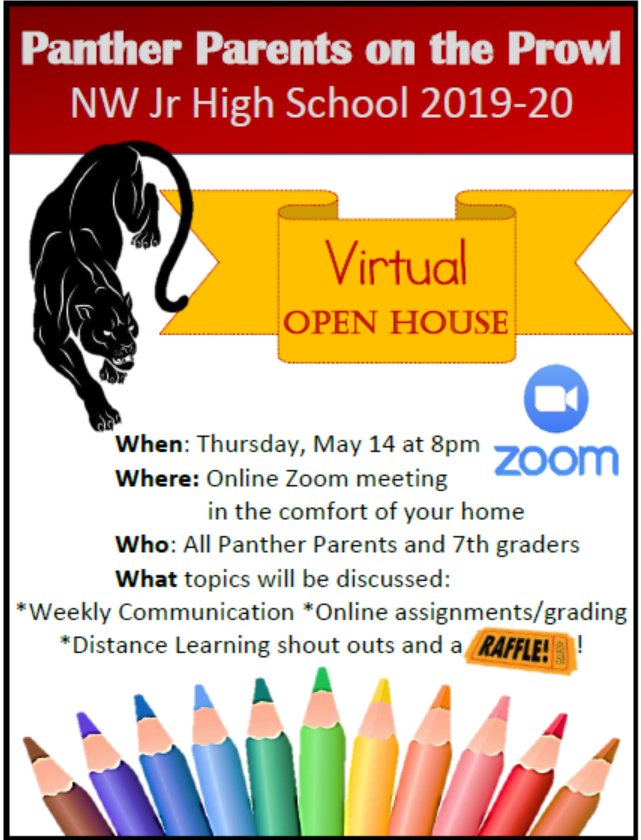rsmoore5567's tweet photo. 7th grade families please join us for our virtual open house Thursday night at 8:00 p.m. Watch for your zoom invite #RCSDNYS https://t.co/nJgaJZJPrJ