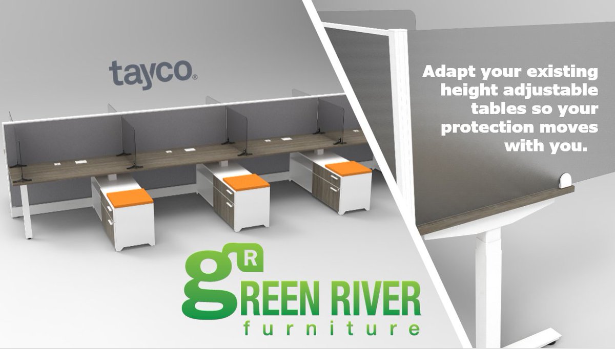 DaveRiversGRF's tweet photo. In these incredible times, schools, restaurants, retail stores, office environments, hospitals etc. want to repoen, we have the solution that’s right for you. For more info, contact Dave Rivers 905-730-3035 dwrivers@greentriverfurniture.ca  https://t.co/GG8noS7mwi #covid19canada https://t.co/qV1b2wm61O