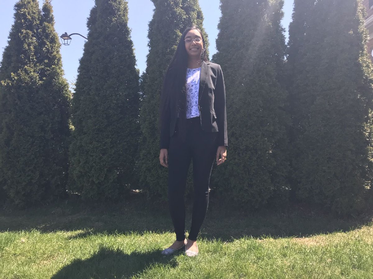 MsKStuart's tweet photo. Proud of our @DurhamDSB Oshawa&Whitby Student Trustee candidates & 100 student electors, advisors & special guests @ today’s elections. Arpita & Elizabeth u r brilliant leaders & rose to the virtual challenge! Congrats to Arpita on being elected! @ONeillCVIOshawa @HenryStreetHS https://t.co/WbTIKkMDQQ