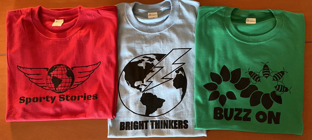 McM_MsT's tweet photo. Students are going to be thrilled to see their logo designs printed on their team colour! I can't wait to share these company tshirts with our class community! #RedTeamBD #BlueTeamBD #GreenTeamBD @McMBusinessDay @tdsb #mcmbizday #CCEL #eaprogram https://t.co/cO1dhh4hPn #snailmail https://t.co/THVzmJ1hdD