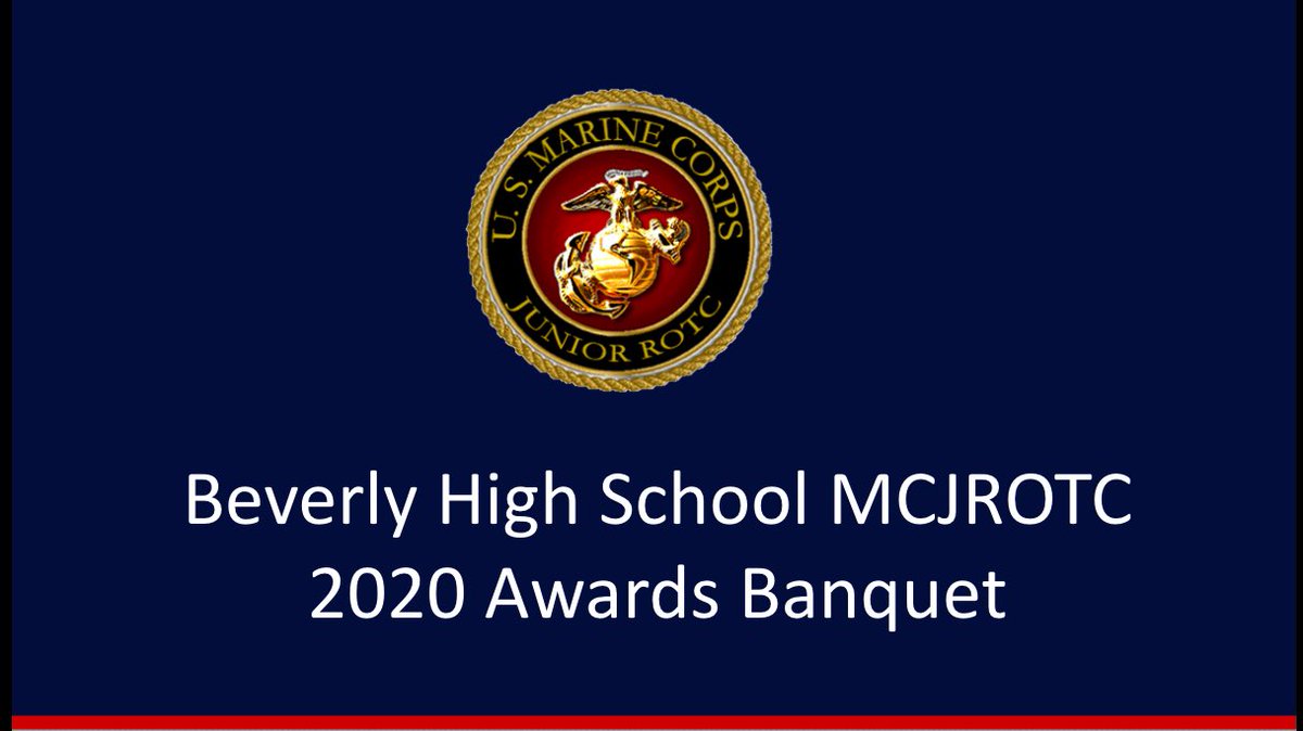 BeverlyMCjrotc's tweet photo. Hosted a virtual awards ceremony. Congratulations to all the awardees, you represent @Beverly_High well. #beverlyrises #leadershipdevelopment https://t.co/6Js8Qzmuy1