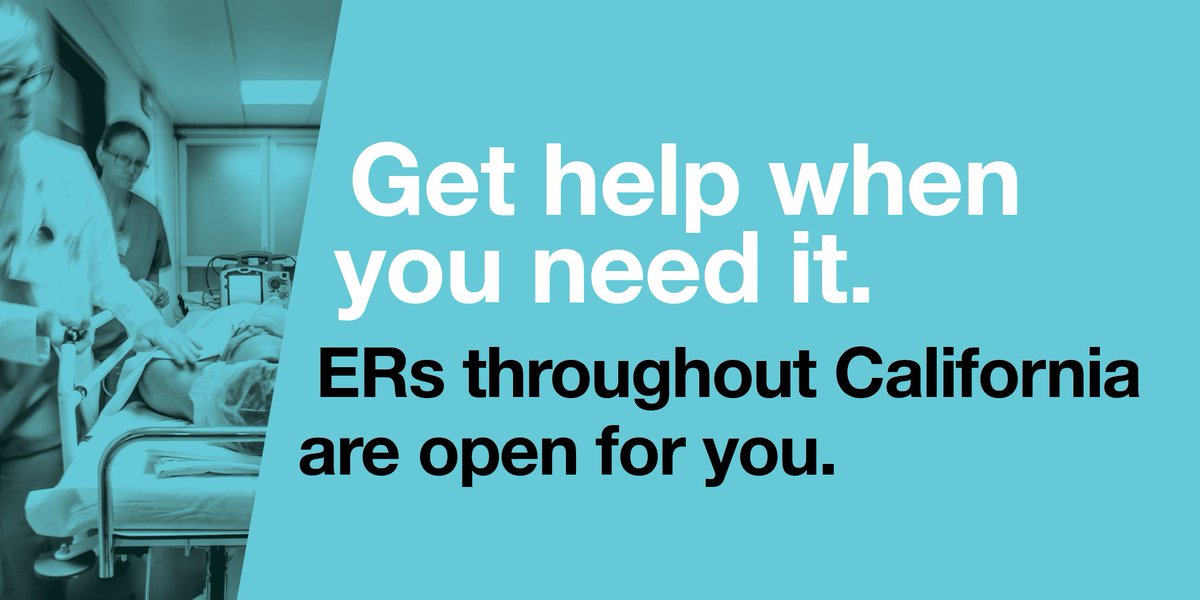 DimitriosHASDIC's tweet photo. California's emergency rooms are open and ready to serve our communities. Don't wait to receive the care you need. @HASDIC https://t.co/mtJTg56kr9
