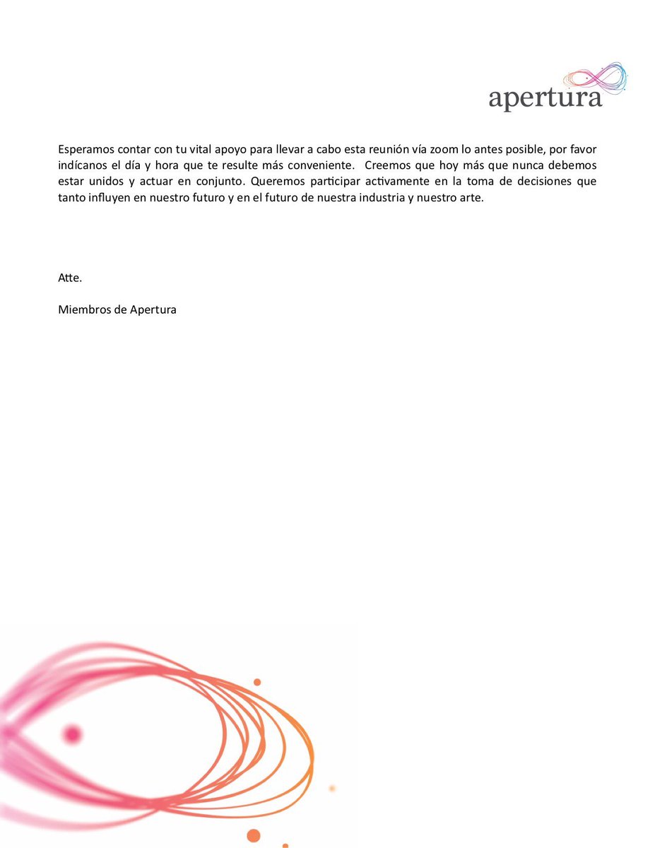 AmannXimena's tweet photo. @maria_novaro @natsberistain @imcine Soy Ximena Amann soy parte de una asociación de cinefotógrafas  llamada APERTURA. Esta es nuestra petición y  queremos formar parte del grupo que se organize por favor. @maria_novaro @imcine @natsberistain https://t.co/7jCFxzQzTN