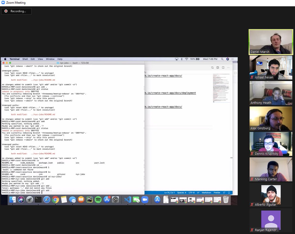 InnovationHubSI's tweet photo. In light of #COVIDー19 we had moved our #SoftwareEngineering meetup to a #virtual platform. Awesome #meetup tonight on #Git Workflows and #RedisBloom.
#EngagingCollegewithCommunity #WeAreCSI #softwaredevelopment #SoftwareEngineer #covid19 #programming #tech #innovation @csinews https://t.co/LcJeCblcRk