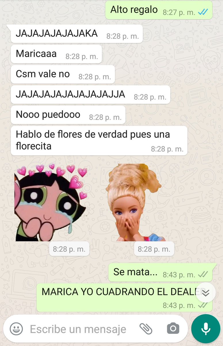 Una amiga en vzla me escribe para que la ayude a darle un regalo a su papá y bueno...

Perdonen mi equivocación.