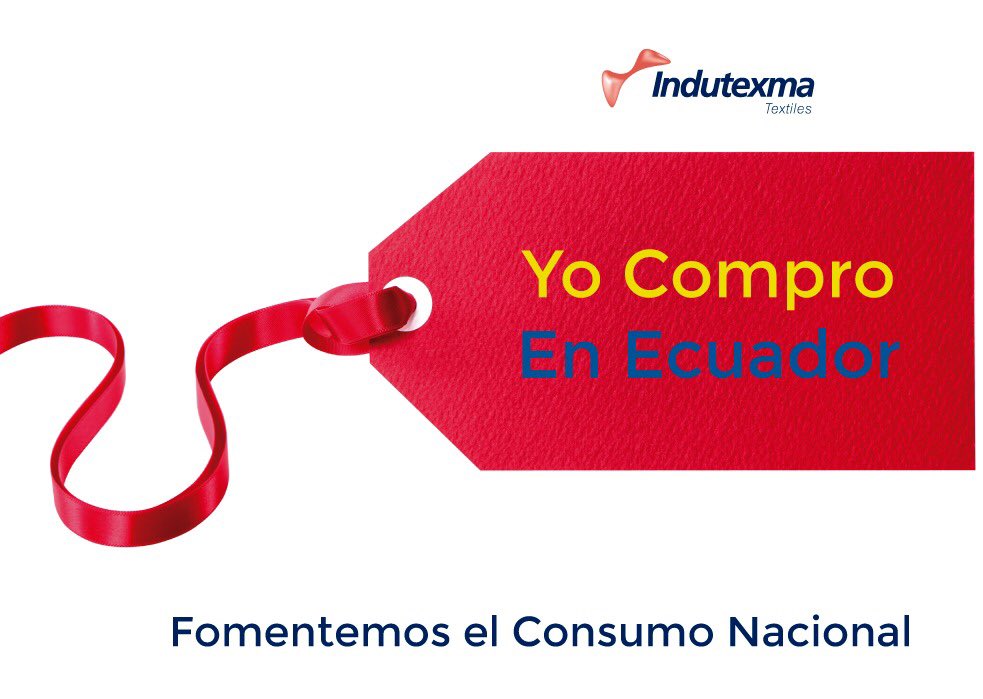 IndutexmaTex's tweet photo. A nuestro país lo sacamos adelante juntos. Comprando productos locales estarás apoyando la generación de nuevas ideas, el surgimiento de nuevas empresas y la mentalidad emprendedora de la gente de nuestro país. ¡Consume lo nuestro!  🇪🇨 
#primeroecuador #consumelocal https://t.co/Fh0NRafQOh