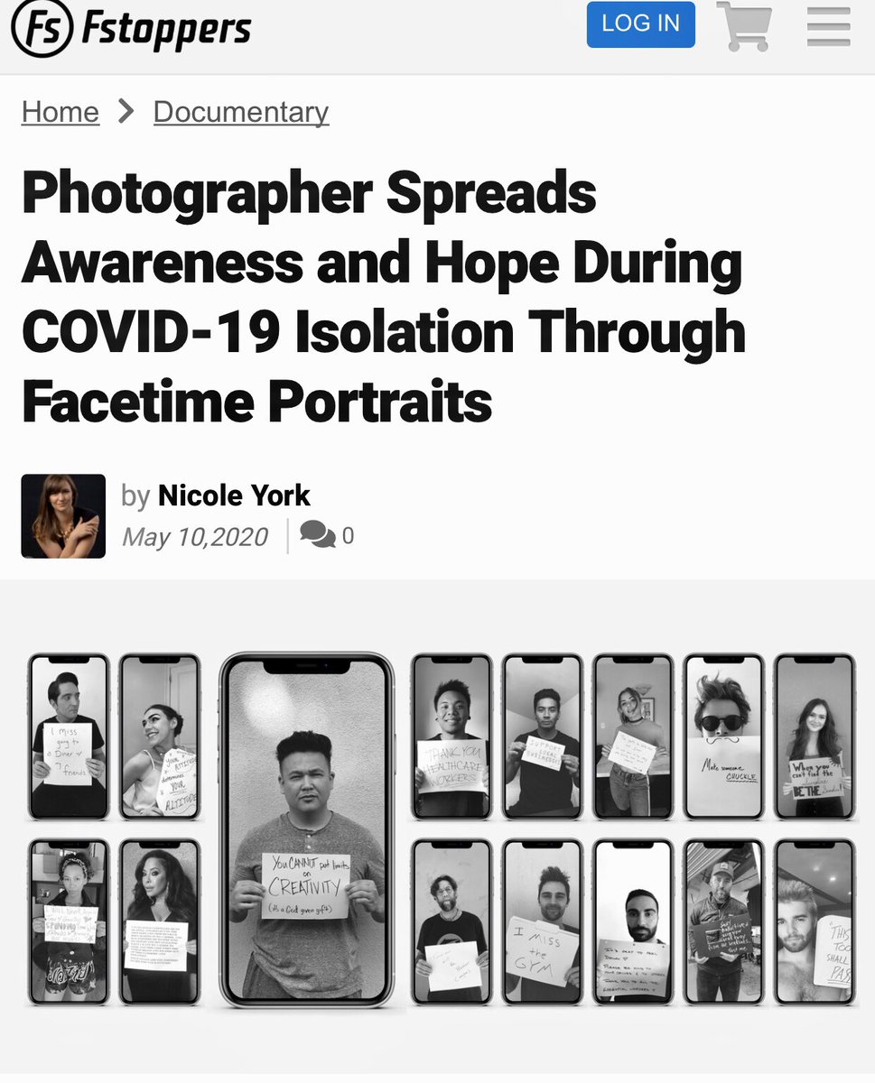 BrookeLewisLA's tweet photo. .@fstoppers I’m honored to be a part of the incredibly talented #photographer @_isaacalvarez @bitmapmag #Magazine #celebrity #HearMe #campaign #photoshoot to raise #Awareness #COVID19 🙏😷❤️ We each have something to say &amp; #share during this #quarantine 
https://t.co/38cEsPRESC https://t.co/edisZfSgh1