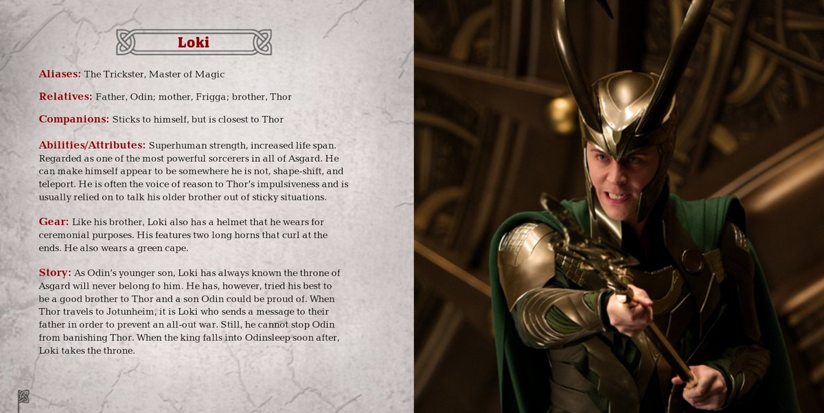 orchestral123's tweet photo. marvel forgot all these details……and disaster happened.
ah, they used to know that Loki is a master of magic and then they just threw that understanding out of the window. what a shame. https://t.co/jLFYnAWpmZ