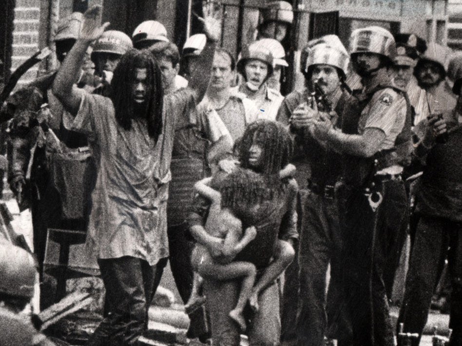 OEMatters's tweet photo. Neither the mayor nor the commissioner admitted to allowing the fire to burn, and one survivor said officers even shot at escaping members. To this day, the city has made no efforts to recognize this piece of history. #TheMoreYouKnow https://t.co/Rg15Ky78i3