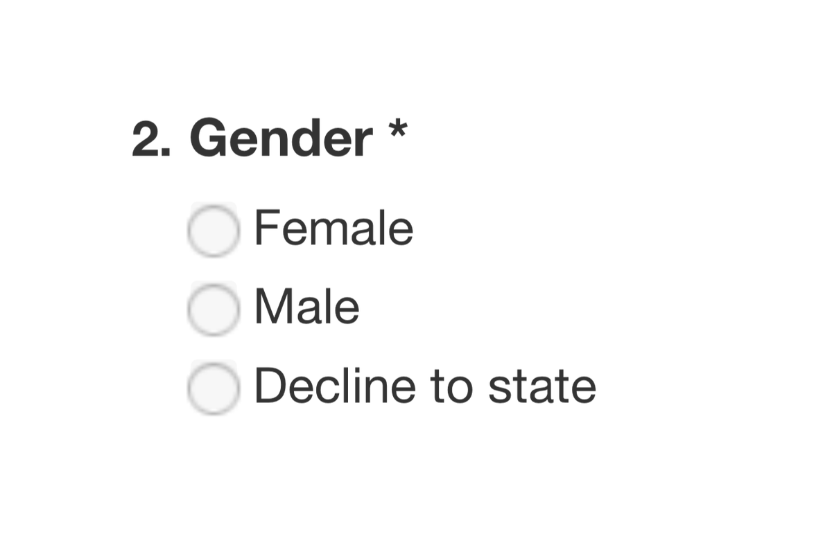 I really do love being at  @StanfordMed - being here has afforded me countless opportunities to learn and grow as a physician-scientist-in-training and as a person. That being said, I am **exasperated** that I still see boxes like this on forms all over our school of medicine.