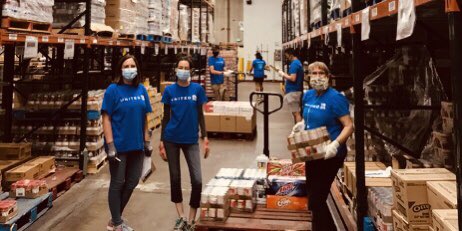 DEN United! The Team had a Great day supporting the Foodbank of the Rockies! #rockingtherockies @FoodBankRockies @weareunited #beingunited @Steveatunited