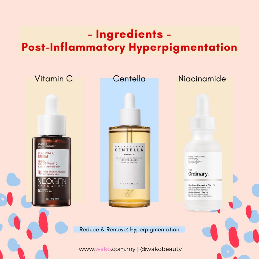 WakoBeauty's tweet photo. #WAKOtipsthursday: What is #PostInflammatoryHyperpigmentation?
Commonly known as #acnescars or #darkspots, it
describe discoloration of the skin that follows an inflammatory wound or spots left behind after a pimple heals. https://t.co/Z5EtX9WYJo