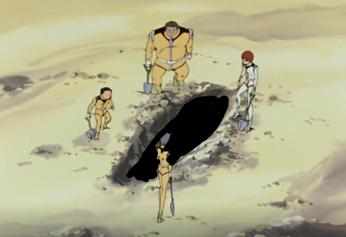 THE BOYS OUT HERE DIGGING GRAVES HUH (censored for spoilers)