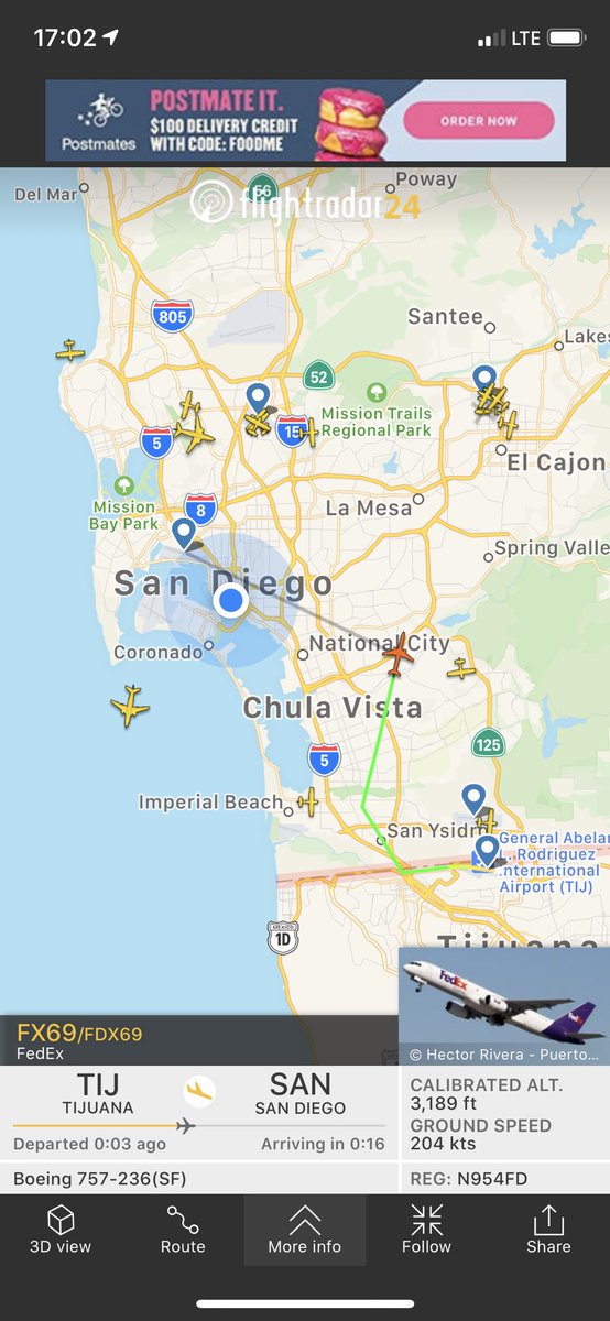 AviationInsider's tweet photo. Phew, what a distance! Thank god the 757 has such a range. https://t.co/iPKyY3pWom