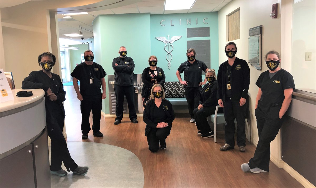 USMhealth's tweet image. We want to send a special shout out to @jmhgraphics  for equipping our staff with these awesome USM masks! As essential healthcare workers, it&apos;s important we stay well so we can continue to provide care on the Hattiesburg campus. Thank you, Jason, and the rest of the JMH team!