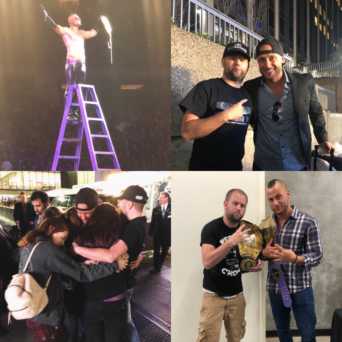 CliftonGrooms's tweet photo. Got these lovely @MattTaven shirts from @OneHourTees!! Also big shoutout to my homegirl @marykayfabe who designed these shirts!! These shirts mean so much I’m blessed I was able to make a couple of dates on the tour and I’m ready for the encore!!#PurpleReignTour #RespectTheReign https://t.co/a1C7DNOiwP