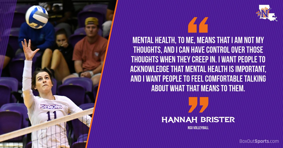 NSUDemons's tweet photo. #MentalHealthAwarenessMonth thoughts from @NSUDemonsVB11   

#ForkTheStigma https://t.co/ZGZHUol4Dz