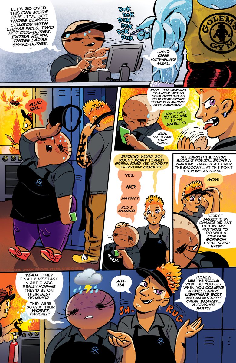 terraflatscomic's tweet photo. TERRA FLATS CH 3 PG 14

#terraflats #ponyandvee #webcomics #comics #jasonfischerkouhi #studiojfish https://t.co/PWDemI7XIq