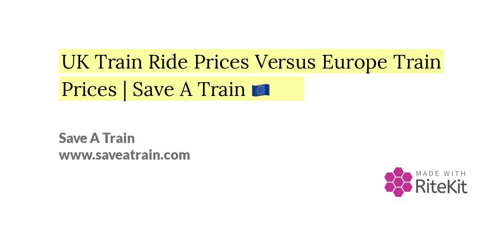 cajailoutreach's tweet image. #UKTrain Ride Prices Versus Europe Train Prices | #Save A Train 🇪🇺 avrittsfavorites.info/XeML via @SaveATrain #Price #EuropeTrains #TrainRide #travel  #avrittsfavorites