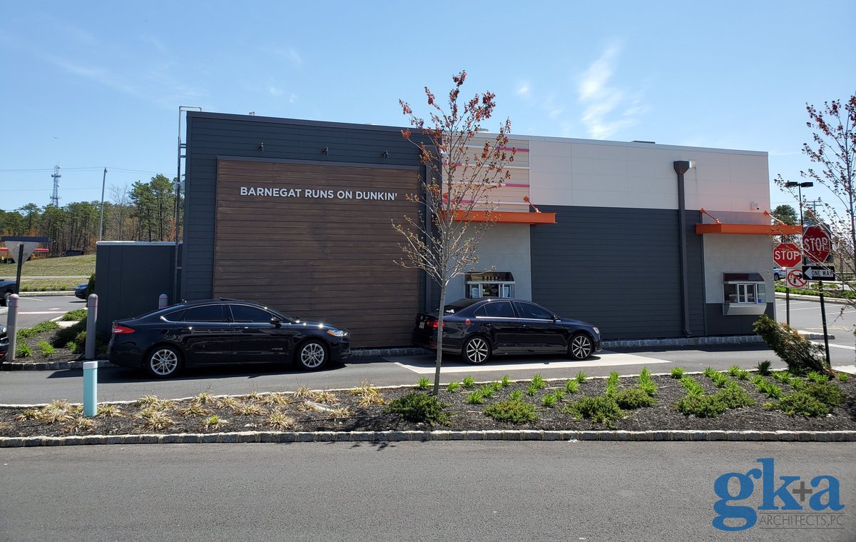 gkaarch's tweet photo. Coming soon to a Dunkin’ near you! gk+a served as the architect for this test store in Barnegat NJ for Dunkin’s Next Generation design. Coming next are stores located in N. Haledon NJ, Hackensack NJ, Wall, NJ, New York, NY, Fort Montgomery NY, West Haverstraw NY and many more! https://t.co/hVjlEd6q85