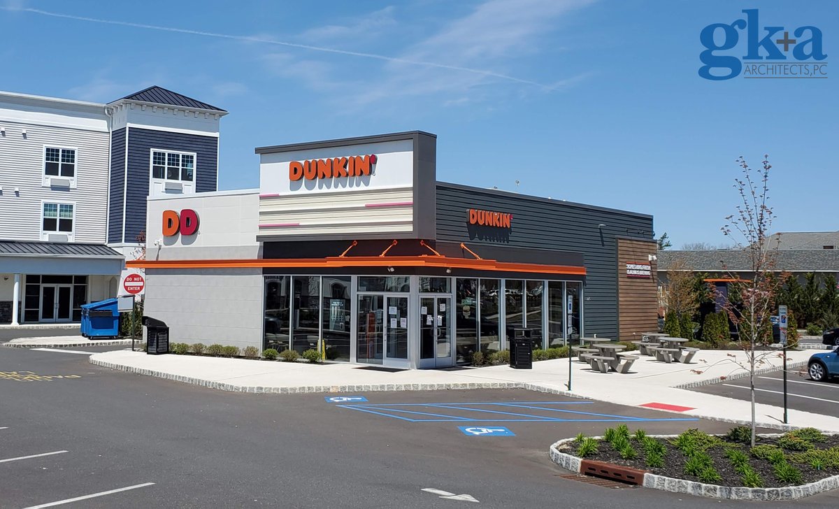 gkaarch's tweet photo. Coming soon to a Dunkin’ near you! gk+a served as the architect for this test store in Barnegat NJ for Dunkin’s Next Generation design. Coming next are stores located in N. Haledon NJ, Hackensack NJ, Wall, NJ, New York, NY, Fort Montgomery NY, West Haverstraw NY and many more! https://t.co/hVjlEd6q85