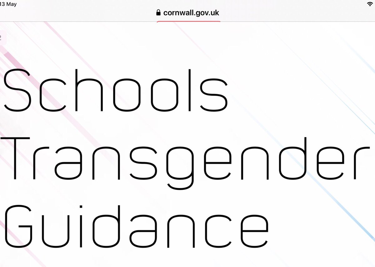 Another Transgender Guidance document. This time Cornwall. I still think they should be withdrawn but there is a hint of dissent, from within, about this document. Partnered with the Police! And Intercom Trust. All represented on the editorial board.