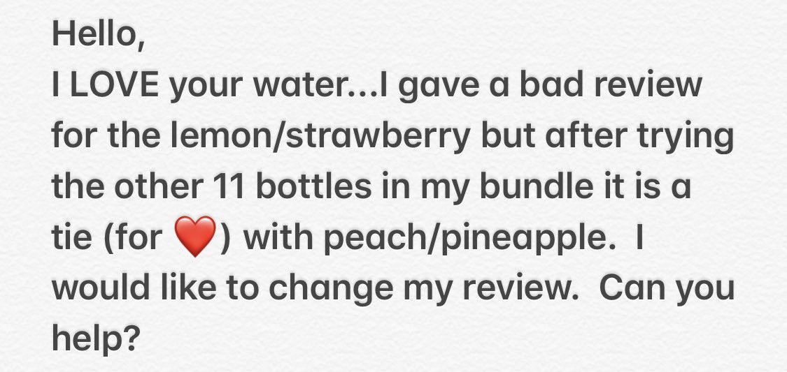 karagoldin's tweet photo. I love getting emails like this π. #WednesdayMotivation π π @Hint #consumerlove https://t.co/L37SHcyXHv