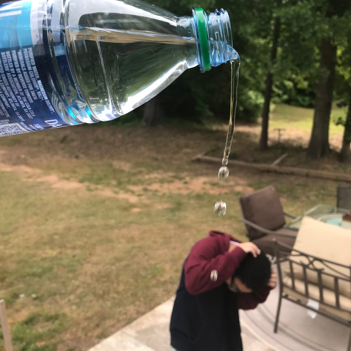 jedmison12's tweet photo. If you can't go to the water park, why not bring it home? Great job on this forced perspective shot, Major! #woodwardway #walower #photography https://t.co/mzA4jHYP13