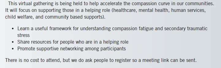 WellpointCare's tweet photo. The Compassion Curve Virtual Gathering is tommorrow. Register today; it's free!

https://t.co/nQpgphJhdV https://t.co/4ANgceLDyG
