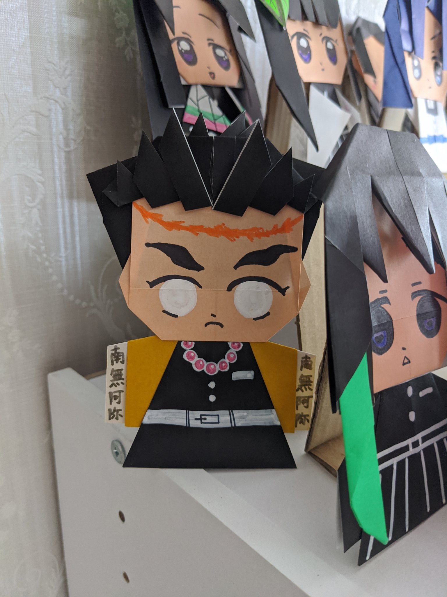 みやこ内科クリニック おはようございます 春日井市のみやこ内科クリニックです 本日も早朝6時30分から診療開始します よろしくお願いします 今日は鬼滅の刃折り紙 岩柱 悲鳴嶼行冥 ひめじまぎょうめい を添えておきます 鬼滅隊最強の剣士です