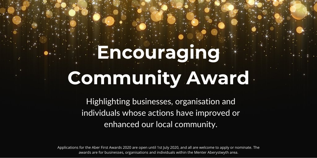Who deserves an award for Encouraging Community in this year's Aber First Awards 2020?

Nominate or apply on our website today: menter-aberystwyth.org.uk/aber-first-awa…

#Aberystwyth #Awards #Community