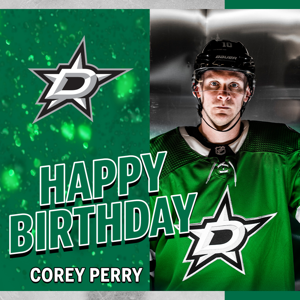 No. 10 takes on the big 3  5  !

A big happy 35th birthday goes out to Corey Perry!  | 