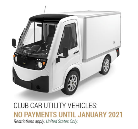 clubcar's tweet photo. Now is the best time to buy a Club Car Carryall. No Payments Until January 2021 to our commercial and golf channels.  #carryall #clubcar #utv #utility #lastmile Learn more : https://t.co/tNNpyfENiI https://t.co/uSLm3BSReR
