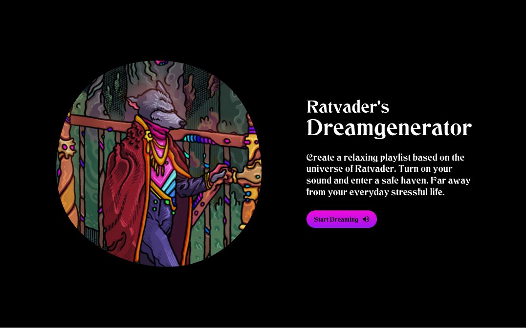 New FWA submission: Ratvader's Dreamgenerator thefwa.com/cases/ratvader…  by Oridnary #thefwa