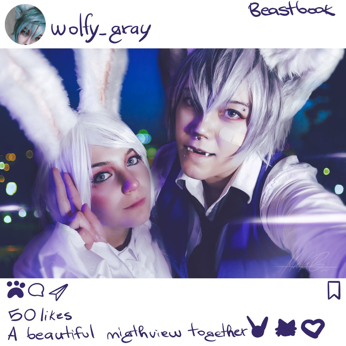 Arabaki_cos's tweet photo. Do you know that on Beastars manga there is "Beastbook"?
#legoshi #legoshicosplay #legoshibeastars #beastarscosplay #legoshibeastars #haruxlegoshi #harucosplay #furrycosplay #beastbook https://t.co/dGck7i8QxN