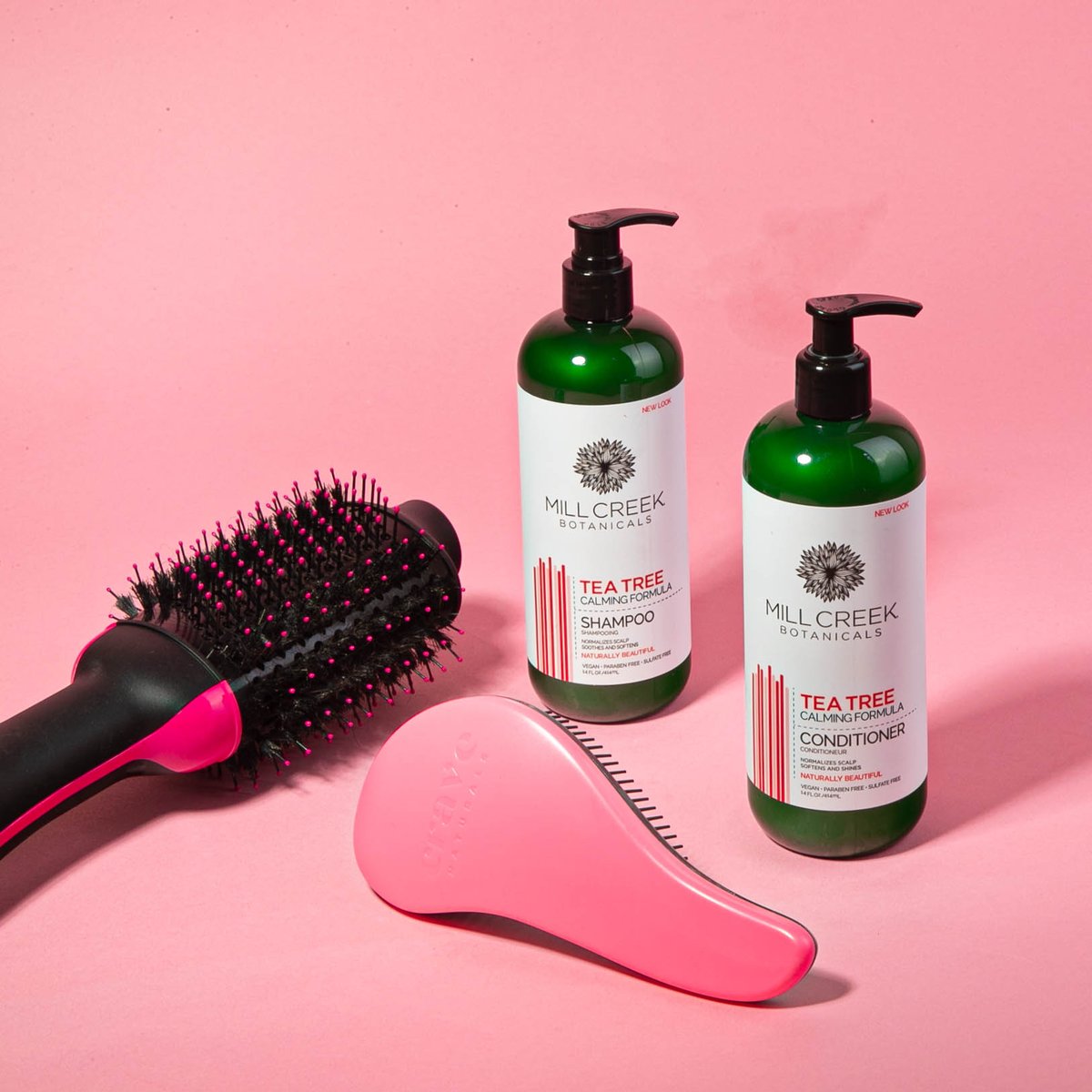 Tea tree oil is one of the best things you can put in your hair. It has beneficial properties that help remove build up of dead skin cells from your hair and scalp while also increasing oxygen and nutrients to your hair follicles.