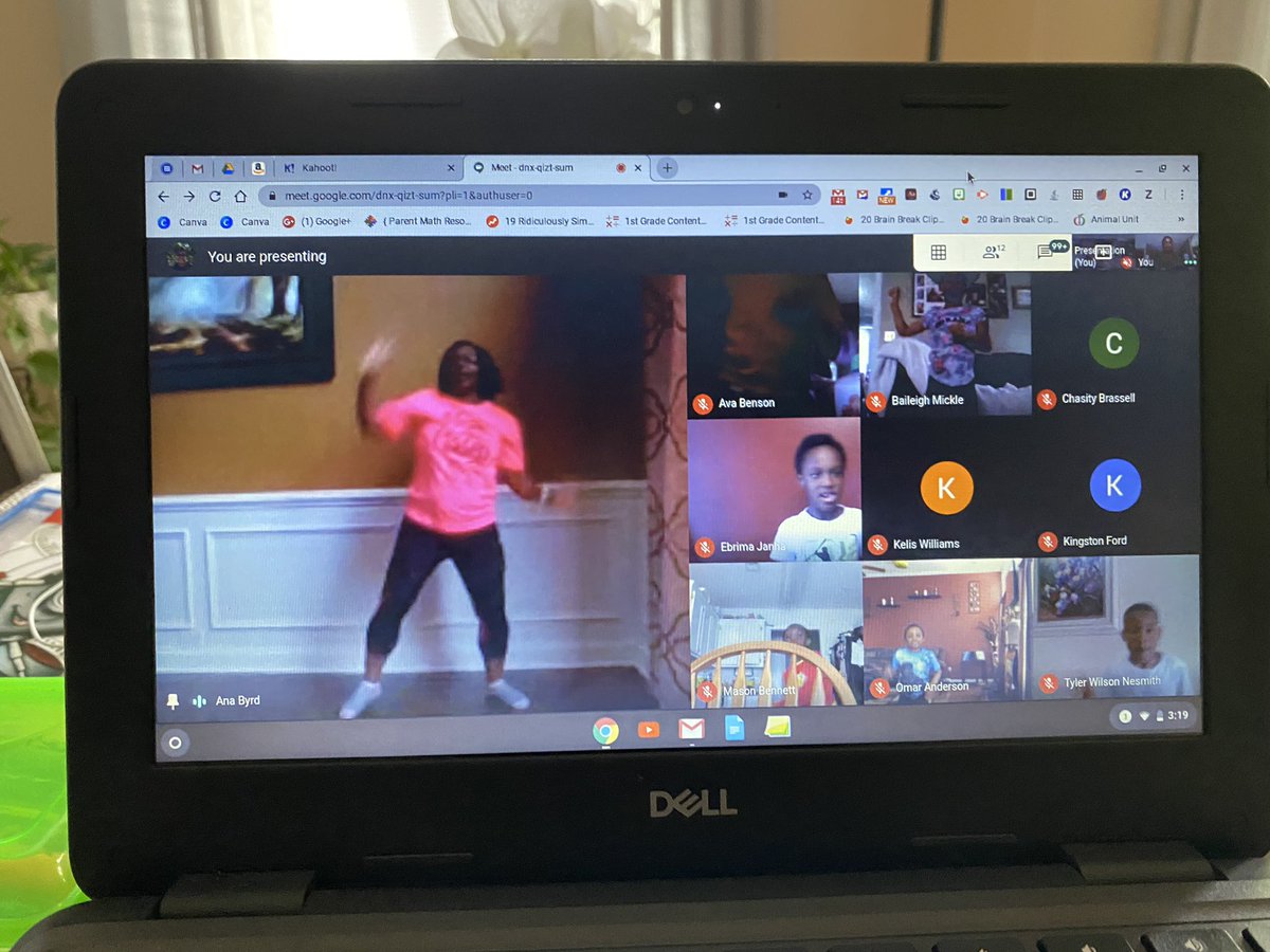 Getting in shape with Coach Byrd @Killian_STEAM <a href="/franklinscsu/">Stacey Franklin</a>