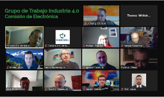CadieelArg's tweet photo. Se realizó la reunión del Grupo de Trabajo Industria 4.0 de la Comisión de Electrónica.
Se continúan analizando acciones y herramienta para potenciar a las empresas socias de #CADIEEL que trabajan en interconexión digital inteligente. https://t.co/VJ8WUquWpz