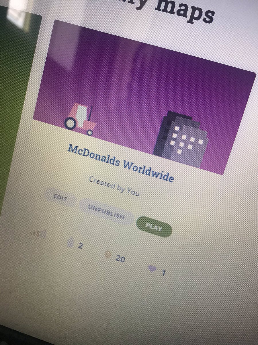 Arch1eG's tweet photo. @JackMasseyWelsh @GuyWhoGames21 Can you check out my map plz its called mcdonalds worldwide by chuckstre https://t.co/CG6MpfH8SO
