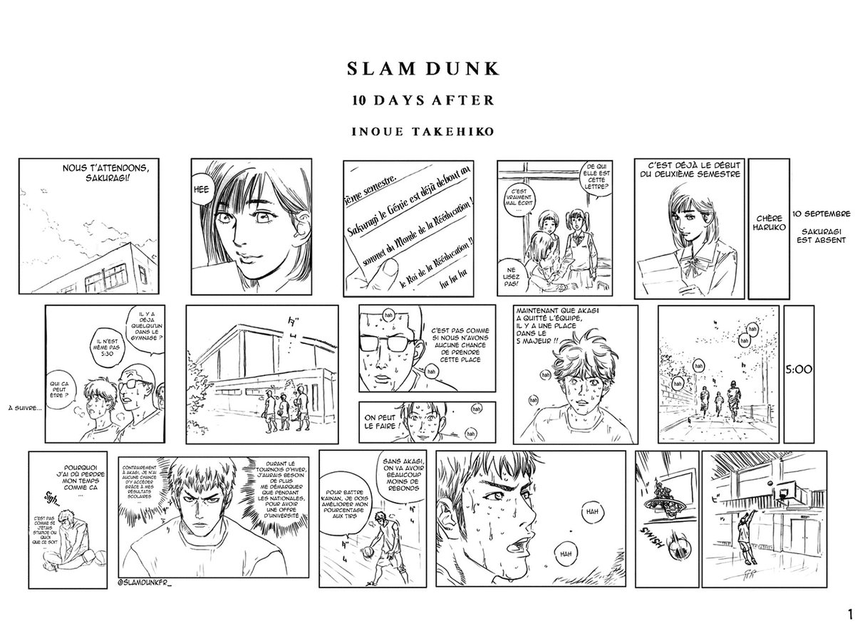 スラムダンク Twitterissa Slam Dunk 10 Days After Vf Le Sens De Lecture Est De Droite A Gauche