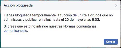 Cuando Facebook te penaliza por compartir tu contenido e intentar llegar de la mejor manera a mas gente 😭😭😭