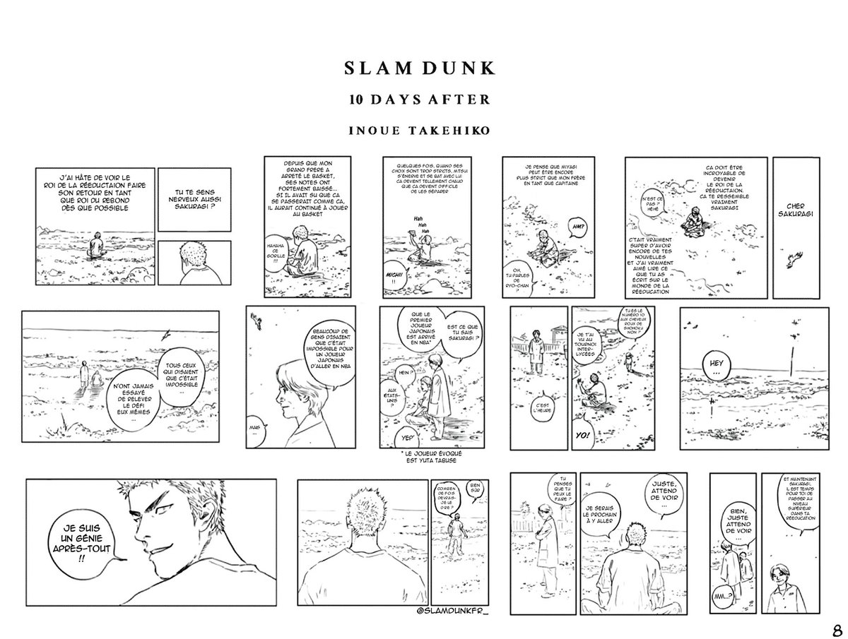 スラムダンク Twitterissa Slam Dunk 10 Days After Vf Le Sens De Lecture Est De Droite A Gauche