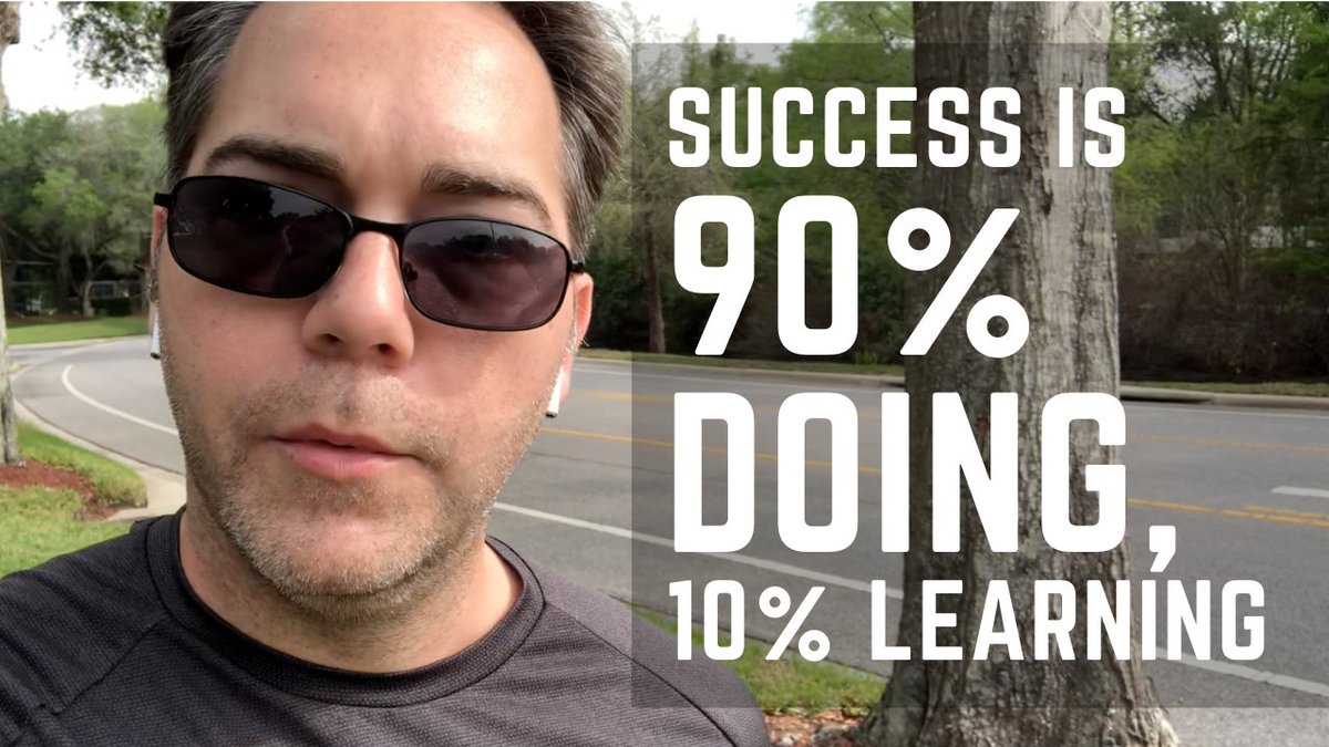 VocalCoachKenT's tweet photo. A good reminder for us all. Success is 90% doing, 10% learning. We accomplish nothing without practice. 

https://t.co/fLjzUSABiY https://t.co/SbPla8YzTr