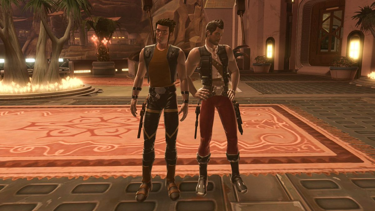 KelliehWildcat's tweet photo. Why are they looking all awkward and guilty? 😂

#theronshan #corsoriggs #swtor #swtorfamily #spaceboys #theriggslegacy #bioware #idiotspy https://t.co/w1i3JGcpBe
