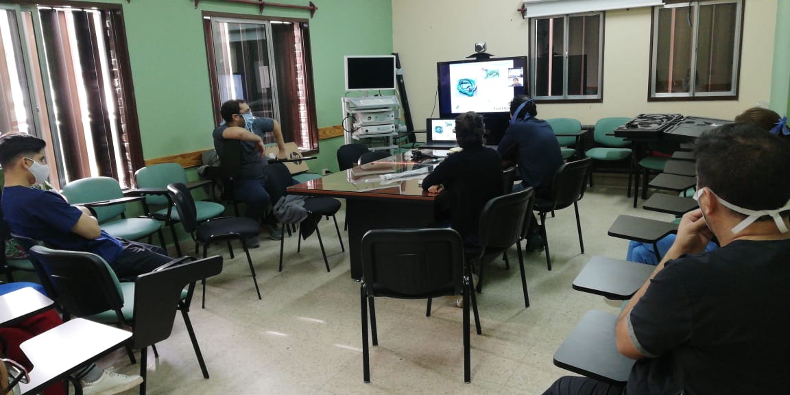 griensu's tweet photo. Felicitamos al Hospital Zonal Chos Malal Gregorio Alvarez de la provincia de Neuquén por la adquisición del Sistema de Videoendoscopía FUJIFILM HD EPX 3500. El Bioingeniero Agüero dictó vía remota la capacitación al personal médico y enfermeros. #fujifilmendoscopy https://t.co/s6hkg9e99i
